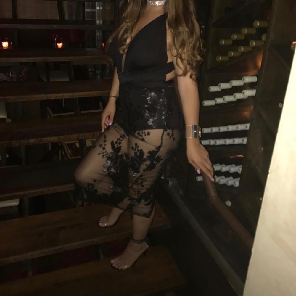 Multi-way sheer dress